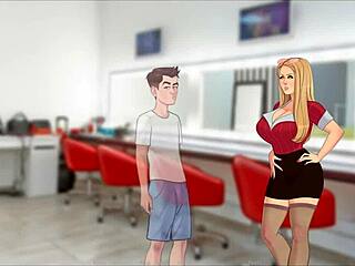 Lust legacy hentai game pornplay ep 4 where a pornstar sucked his cock to compare with his step dad.