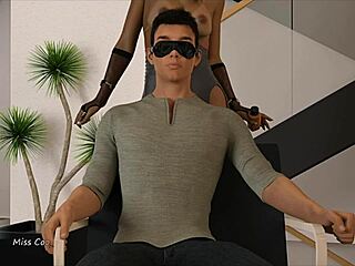 Big City Pleasures 19 uvězněná pod stolem a šlapou na ni