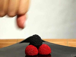 Cfnm Handjob Cum On Candy Berries Cum On Food 3