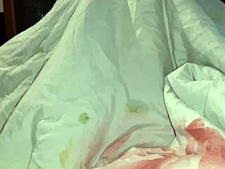 My neighbor sneaked under my blanket for intense lesbian licking.