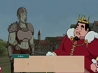 Queens brothel p 9 - busty orc gives snu snu with big cock