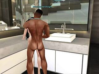 IMVU sex session with Alexander Light XXX at his place