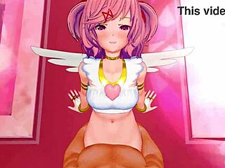 Natsuki Wins Sex Competition In Animation!