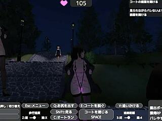 I expose myself in a naked coat without being noticed.