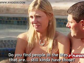 Man, Joe and Kristen get wild with couples by the pool!