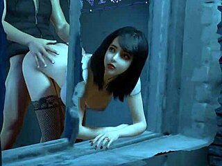 i watch this 3d skinny asian babe in fishnets having hardcore sex