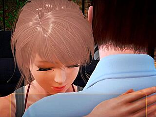 my teen 18+ with big tits gets doggystyle in homemade anime