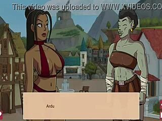 Queens brothel p 9 - busty orc gives snu snu with big cock