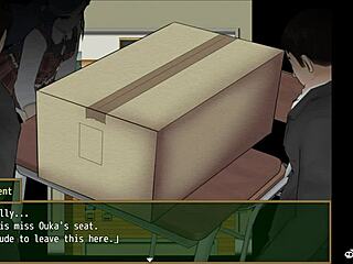 Asian Slave Bent Over for Humiliation and Doggy Cum in Mouth Action.