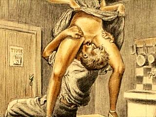Vintage Erotic Illustration Brings Back Sexy Memories