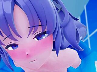 yuuka and her teacher engage in hardcore acts in 3d hentai.