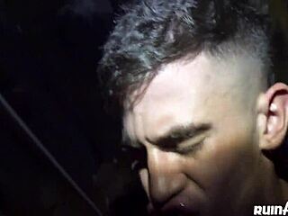 prof trevor brooks turned pig bottom in rough gangbang