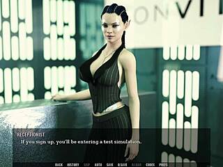 in tales from the unending void, she plays the hot sex simulation