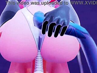 jane race queen in 3d cartoon anime