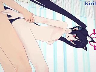 Yozakura Kirara og Kuromi Serika i vild hentai sex