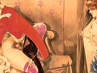 I’m obsessed with these vintage erotic cartoon drawings.