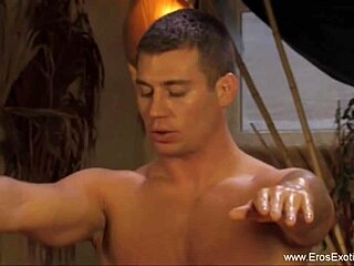 I give a gentle massage to his genitals