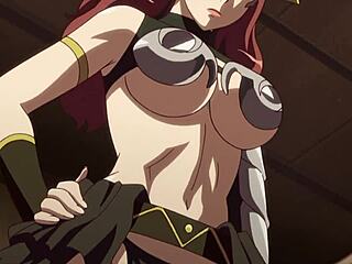 Anime Queens Blade Izgnana Devica fanservis kompilacija šače!