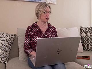 Annoyed Cougar Seduces Young 18+ Neighbor Hard