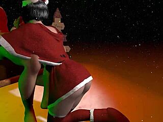 a very wild christmas story with big tits banging hard