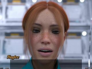 I got stranded in space and kissed redhead Haylee first time.