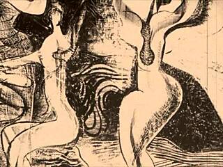 Vintage erotic drawings bring classic charm to life