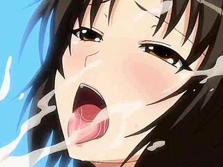 Hmv features paizuri and fellatio by snickerninja in this anime scene.