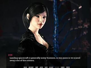 Loputtoman tyhjiön tarinoissa hän pelaa kuumaa seksisimulaatiota