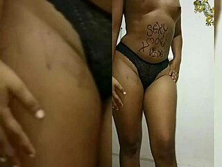 New model showcases legs and big ass