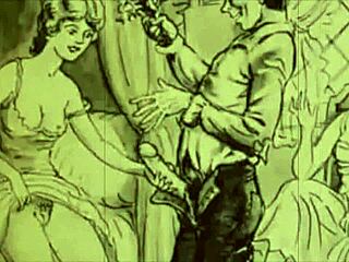 Vintage erotic drawings bring classic charm to life