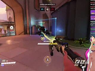 vtuber lewdneko plays overwatch and gets spanked part 1