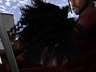 Black Man Pounds Ebony Babe with Huge Cock at Drive-In Theater