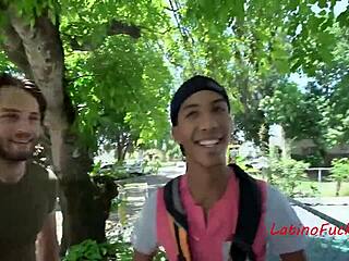 greedy latinos fucking for money outdoors?