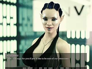 Loputtoman tyhjiön tarinoissa hän pelaa kuumaa seksisimulaatiota