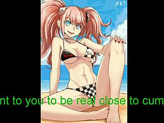 Hentai porno de Junko Enoshima del juego Danganronpa