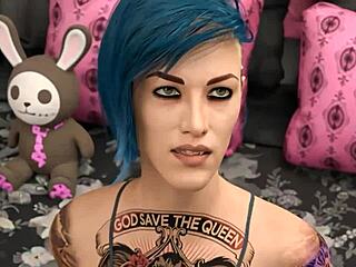 Wow! Emo girl seduces bbc stepdad after mom leaves