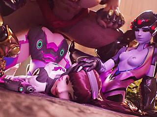 Overwatch hmv pmv with hide song featured