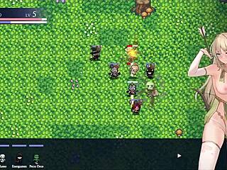 For the queen in this big tits hentai game