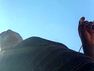 crazybitch enjoys twerking her big ass outdoor