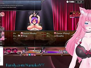 horny catgirl gets vibed and cums. 😈💦