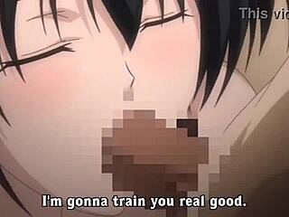 anime slut takes double penetration and facial