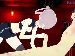 Nazuna Nanakusa wild sex in Call of the Night hentai. See her intense creampie action now!