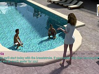 A Wife And Stepmother Playing Game