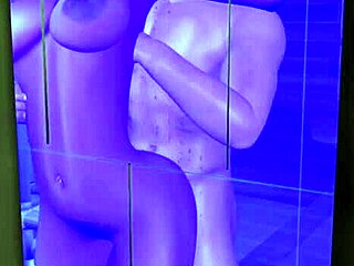 oh no, neighbor caught us in shower!