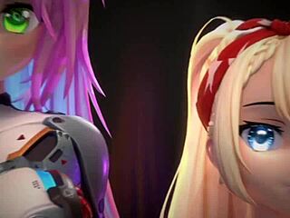 Hentai Vtuber Cosmic Faith Flexing Her Ass Ending Inside Pussy 3D Vrchat Mmd