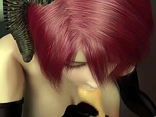 Watch This Demonically Spectacular Redhead Give a Blowjob