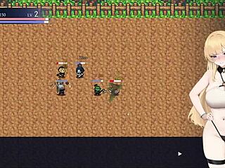 Pro královnu v hentai hře s velkými prsy