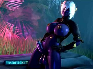 SFM сучки в 3D-мультяшном хентае с контрастами!