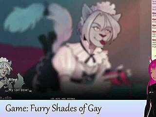 Vtuber Lewdneko engages in furry gay oral play