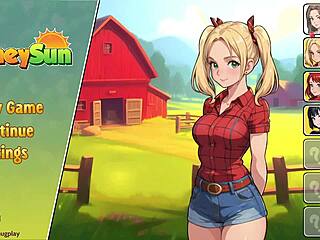 Honeysun Gameplay Part 1 Awesome Start with Red Head Flight Attendant